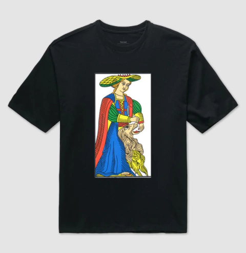 Camiseta Oversized - A Força Tarot na internet