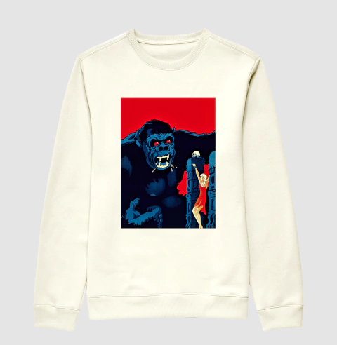 Moletom Suéter Slim King Kong Classico na internet