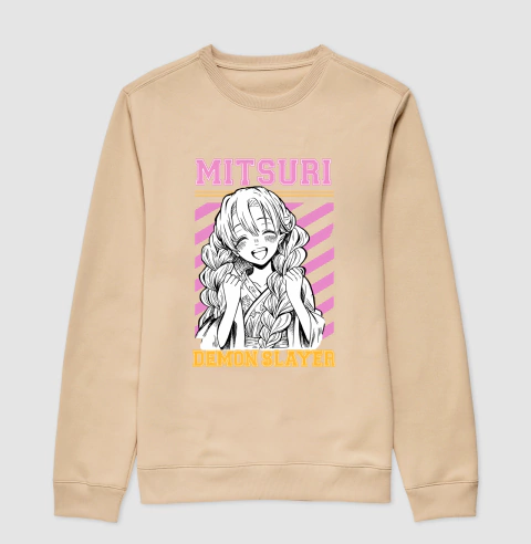 Moletom Suéter Slim Demon Slayer - Mitsuri - loja online