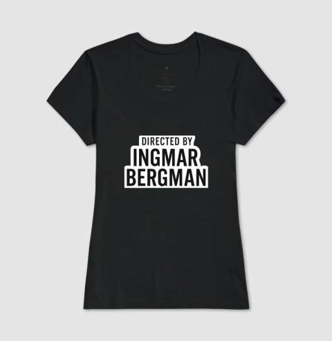 Camiseta Tradicional Directed By Ingmar Bergman - Lacraste – Moda criativa com propósito: camisetas, moletons e mais