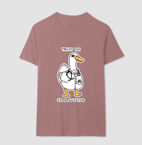 Camiseta Tradicional Ducktor na internet