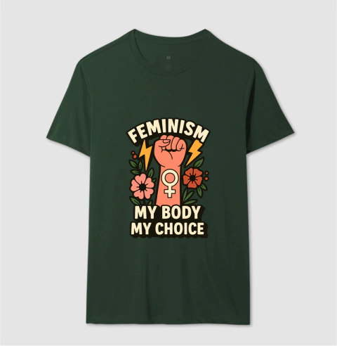 Camiseta Tradicional Camiseta My Body My Choice - comprar online