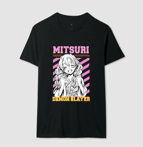 Camiseta Tradicional Demon Slayer - Mitsuri na internet