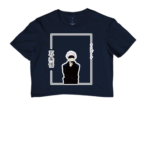 Cropped Satoru Gojo - Expansão de Dominão - Lacraste – Moda criativa com propósito: camisetas, moletons e mais