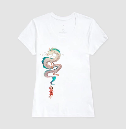 Camiseta Tradicional Viagem de Chihiro - loja online