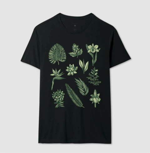 Camiseta Tradicional Plantas - loja online