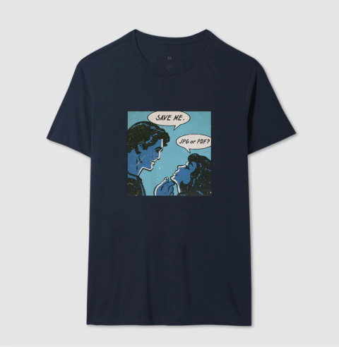 Camiseta Tradicional Jpg or Pdf? - Lacraste – Moda criativa com propósito: camisetas, moletons e mais