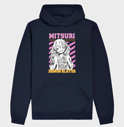 Moletom Hoodie Slim Demon Slayer - Mitsuri - Lacraste – Moda criativa com propósito: camisetas, moletons e mais