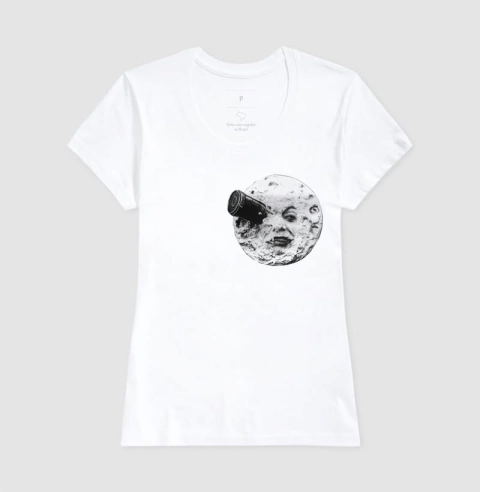 Camiseta Tradicional Viagem à Lua na internet