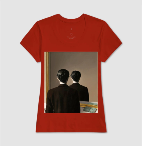 Camiseta Tradicional Rene-Magritte na internet