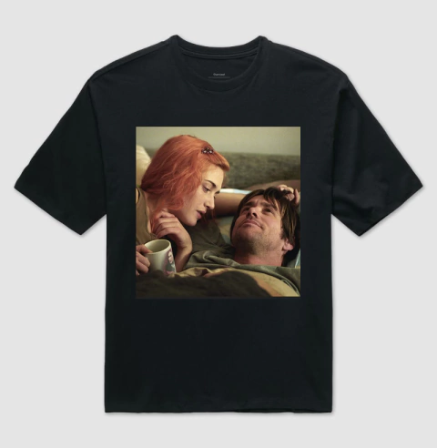 Camiseta Oversized Brilho Eterno de uma Mente sem Lembranças na internet