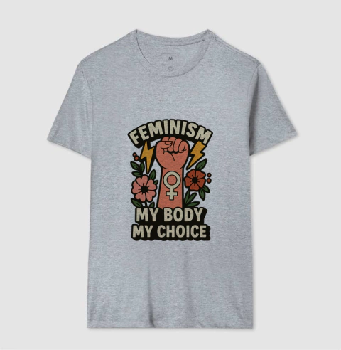 Imagem do Camiseta Tradicional Camiseta My Body My Choice