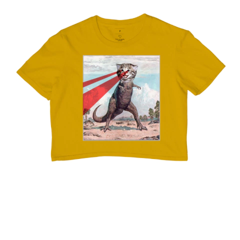 Cropped DinoCat Colagem - comprar online