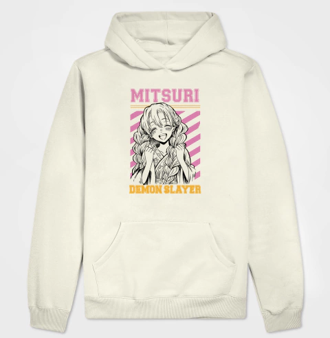 Moletom Hoodie Slim Demon Slayer - Mitsuri na internet