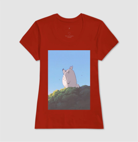 Camiseta Tradicional Totoro na internet