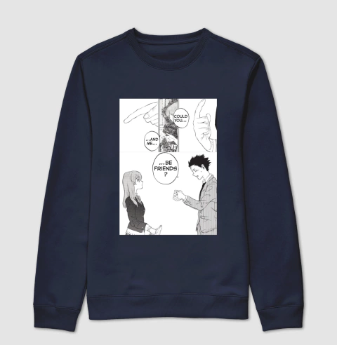 Moletom Suéter Slim Be friends - Lacraste – Moda criativa com propósito: camisetas, moletons e mais
