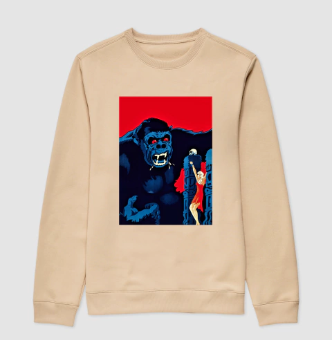 Moletom Suéter Slim King Kong Classico - loja online