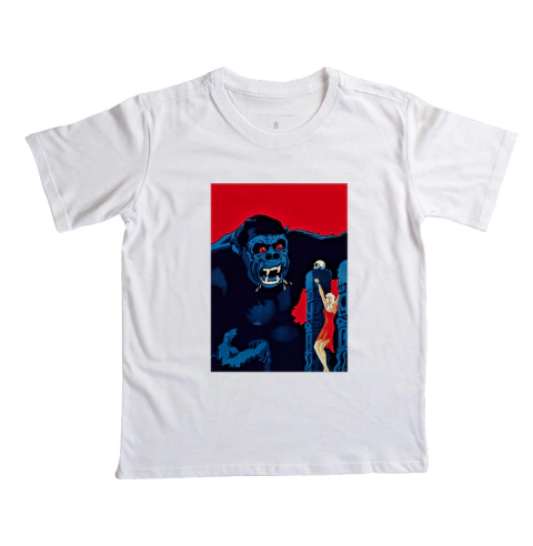 Camiseta Infantil King Kong Classico na internet