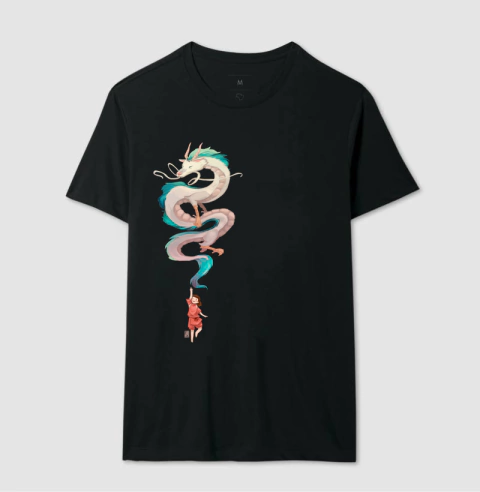 Camiseta Tradicional Viagem de Chihiro