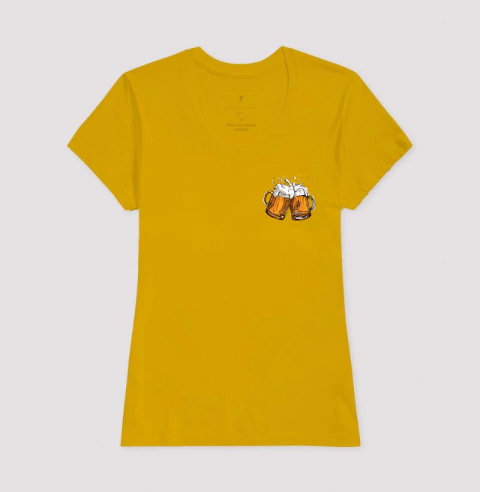 Camiseta Tradicional Brinde na internet