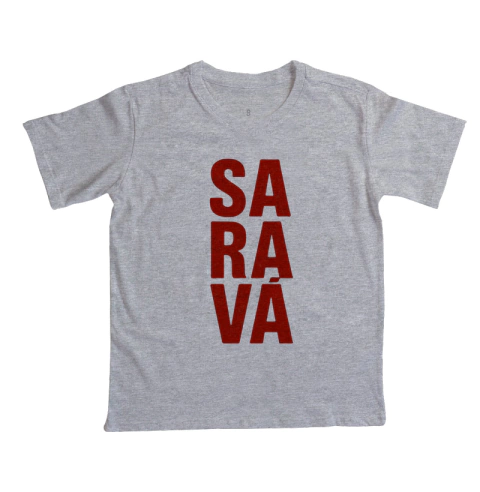Camiseta Infantil Saravá - Lacraste – Moda criativa com propósito: camisetas, moletons e mais