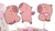 Toppers decorativos tematica capibara