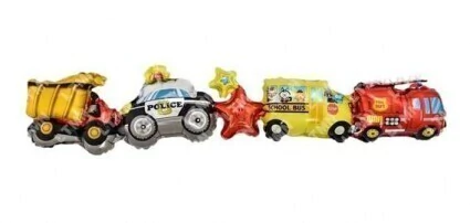 globo guirnalda transportes