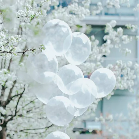 globo latex transparente