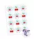 Stickers Cherry Cerezas x12