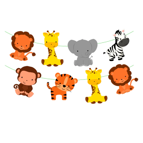 Guirnalda Animalitos de la Selva