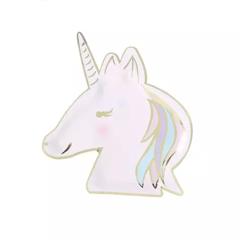 Plato Unicornio x5