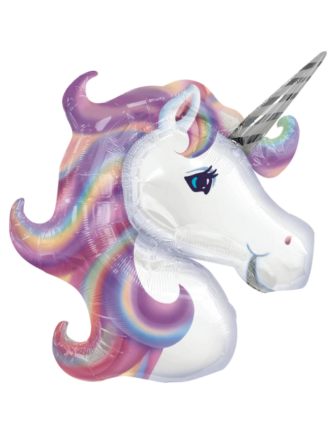 globo unicornio lila