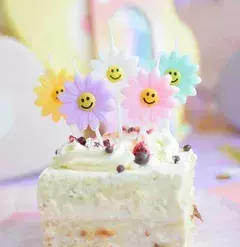 Velas x5 Margaritas Smile