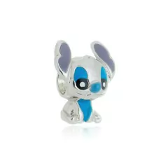 Berloque Stitch Linha Baby Banhado à Prata
