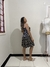 VESTIDO GABI - FLORAL PRETO - comprar online
