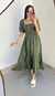 VESTIDO SOFIA - POÁ VERDE MILITAR