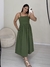 VESTIDO MAGALI - VERDE MILITAR - comprar online