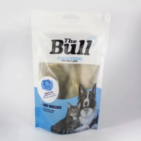 Mordedor Natural Tirinha de Pele de Boi para cães 8unid - The Bull - comprar online