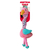 Pelúcia Kong Knots Twists para cães - Modelos Sortidos Flamingo e Girafa