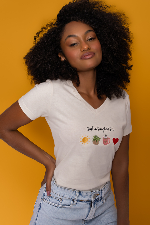 Camiseta "Just a Simple Girl"