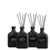 Repuesto Difusor Aromático Coco & Vainilla + Varillas (250 Ml.) Negro. Elegí tu Esencia. - tienda online