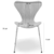 Silla Serie 7 (Madera Clara - Cromada) en internet
