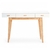 Escritorio Kiev Laqueado Blanco (3 Cajones) - comprar online
