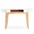 Escritorio Kiev Laqueado Blanco (2 Cajones - 1 Estante) - comprar online