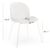 Silla Beetle (Pana Rosa - Base Metal Negro) en internet