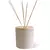 Difusor de Vidrio Recto Crema Mate + Varillas (320 CC)