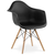 Sillón Eames DAW (Negro)