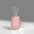 Difusor de Vidrio Bombé Rosa Mate + Varillas (460 CC) - comprar online