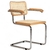 Silla de Cesca Con Brazos (Natural/ Cromada)