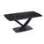 Mesa de Comedor Simil Mármol Negra Base Hierro Negra 1,60 x 0,80 mt. - comprar online
